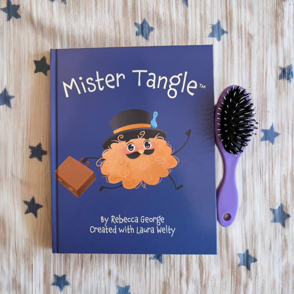 mister tangle book and brush