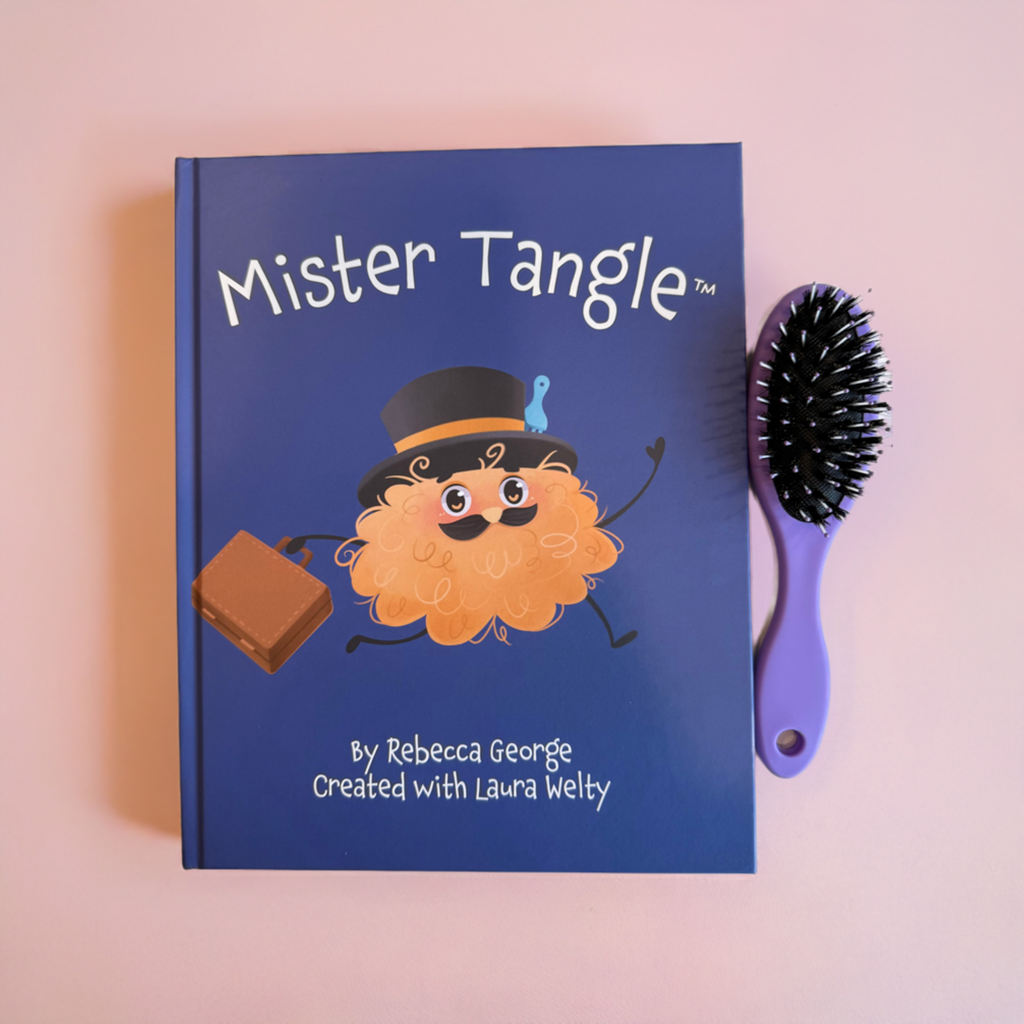 mister tangle book and brush